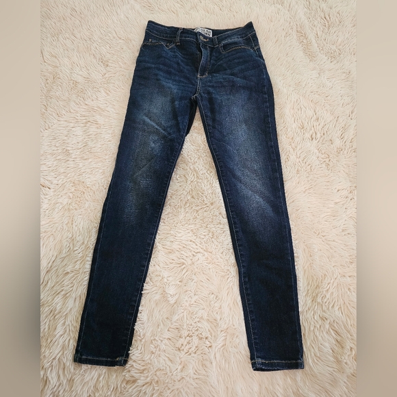 Wax Jean Denim - Wax Jean Dark Blue Skinny Jeans